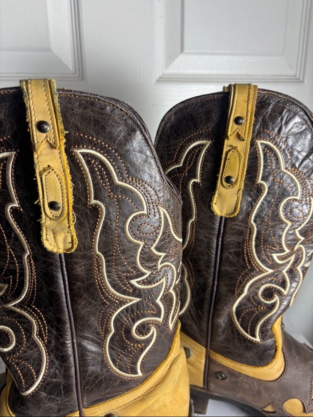 Joe’s Exclusive MEN'S VE030 TORITO LEATHER SQUARE TOE COWBOY BOOT - Picture 8 of 8